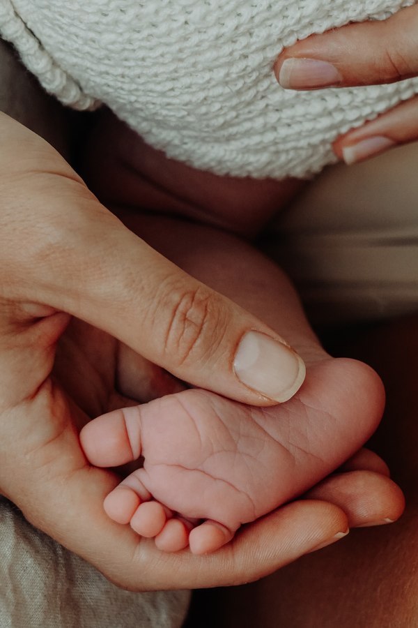 Newborn foot
